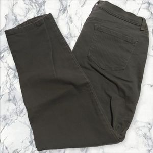 Green Size 12 Straight Cut Jeans by Gloria Vanderbill